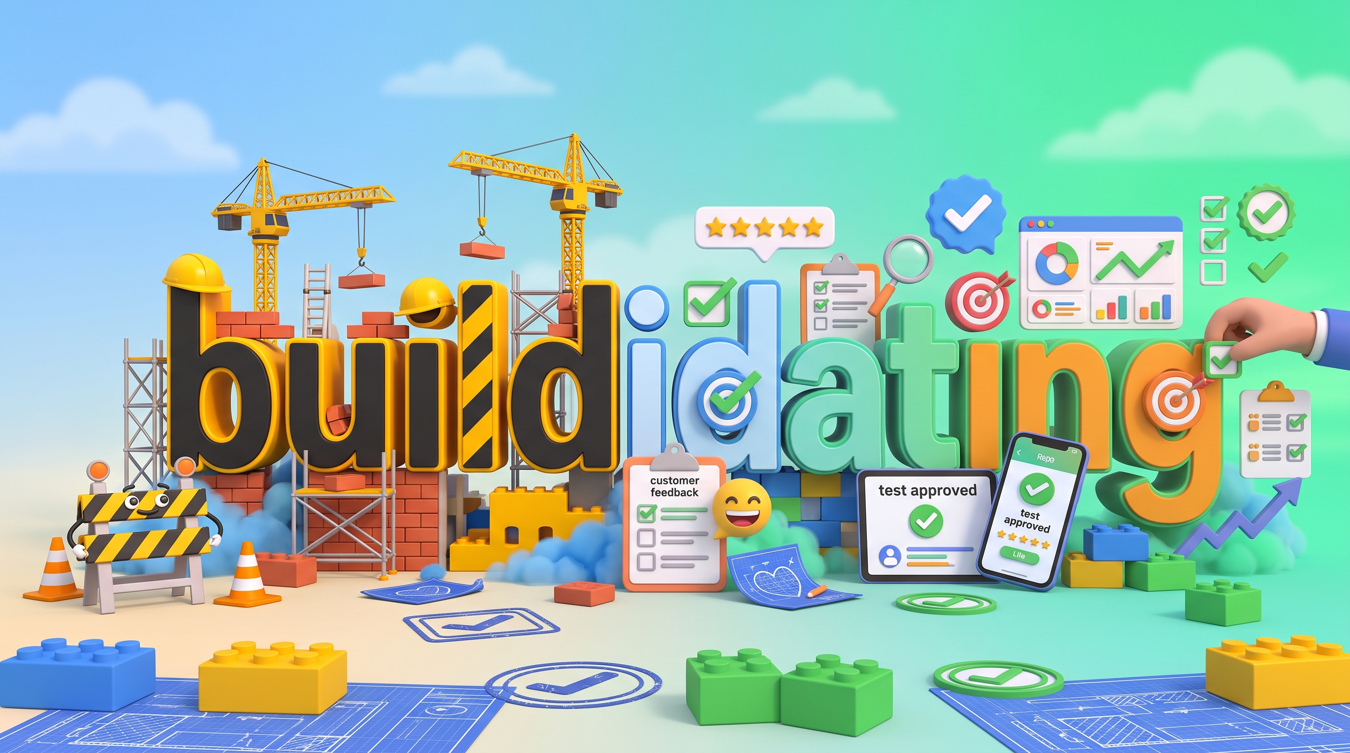 Building and validating at the same time